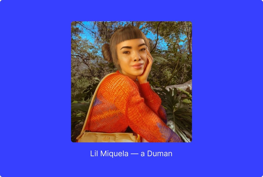 Meet duman Miquela on Instagram