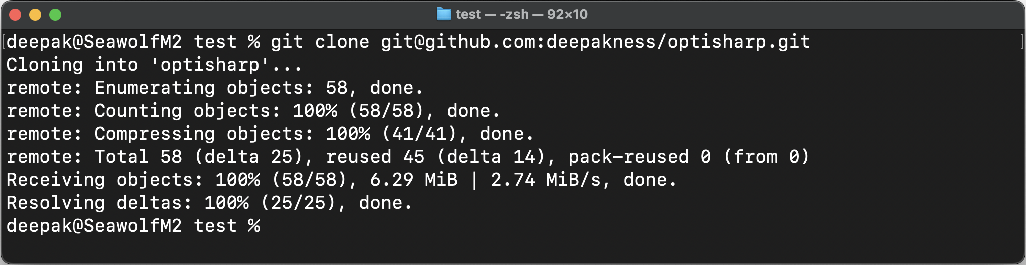 Cloning a repo from GitHub