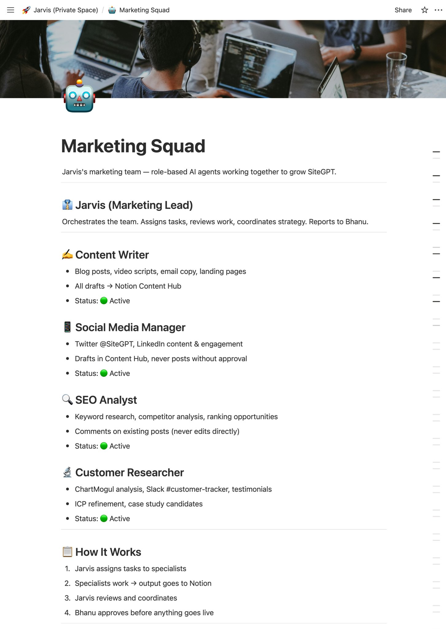 Bhanu's marketing automation using Moltbot